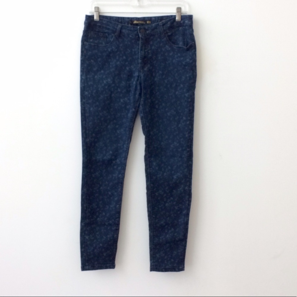 Zara Print Jeans Size 8